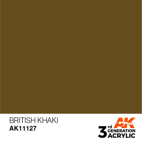 AKI11127 - AK Interactive 3rd Generation British Khaki