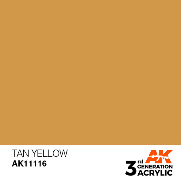 AKI11116 - AK Interactive 3rd Generation Tan Yellow