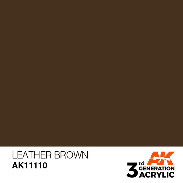AKI11110 - AK Interactive 3rd Generation Leather Brown