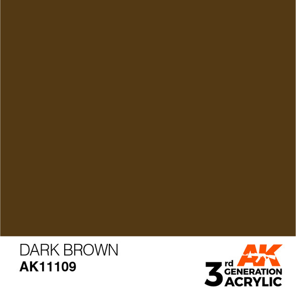 AKI11109 - AK Interactive 3rd Generation Dark Brown