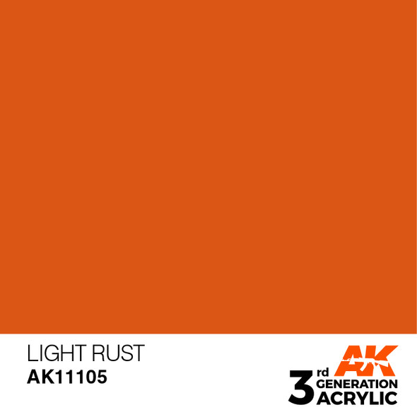 AKI11105 - AK Interactive 3rd Generation Light Rust