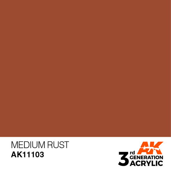 AKI11103 - AK Interactive 3rd Generation Medium Rust