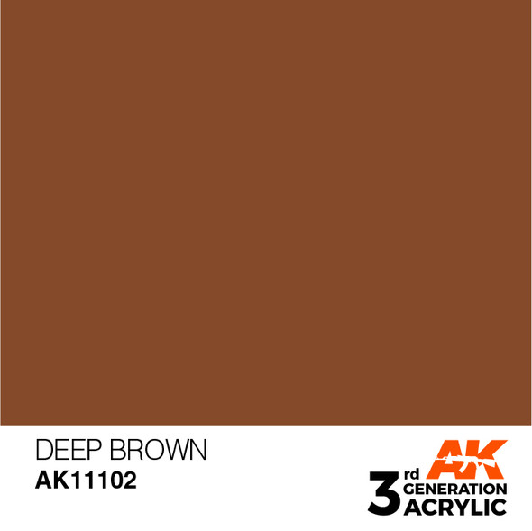 AKI11102 - AK Interactive 3rd Generation Deep Brown