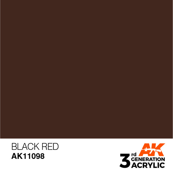 AKI11098 - AK Interactive 3rd Generation Black Red