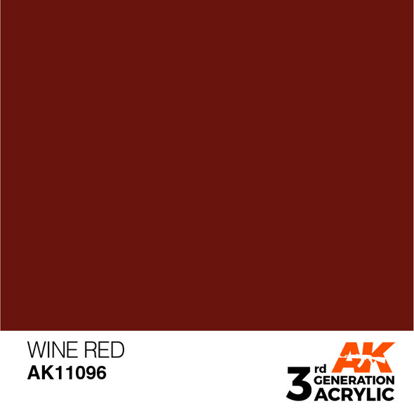 AKI11096 - AK Interactive 3rd Generation Wine Red