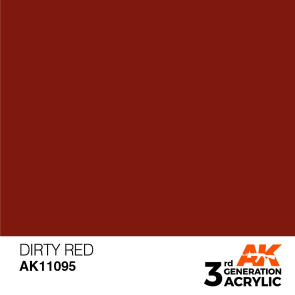 AKI11095 - AK Interactive 3rd Generation Dirty Red