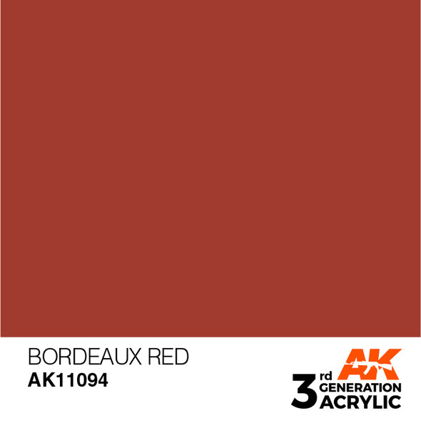 AKI11094 - AK Interactive 3rd Generation Bordeaux Red