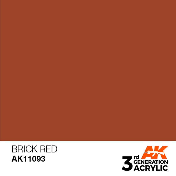 AKI11093 - AK Interactive 3rd Generation Brick Red