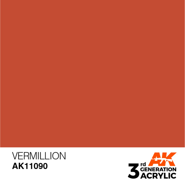 AKI11090 - AK Interactive 3rd Generation Vermillion