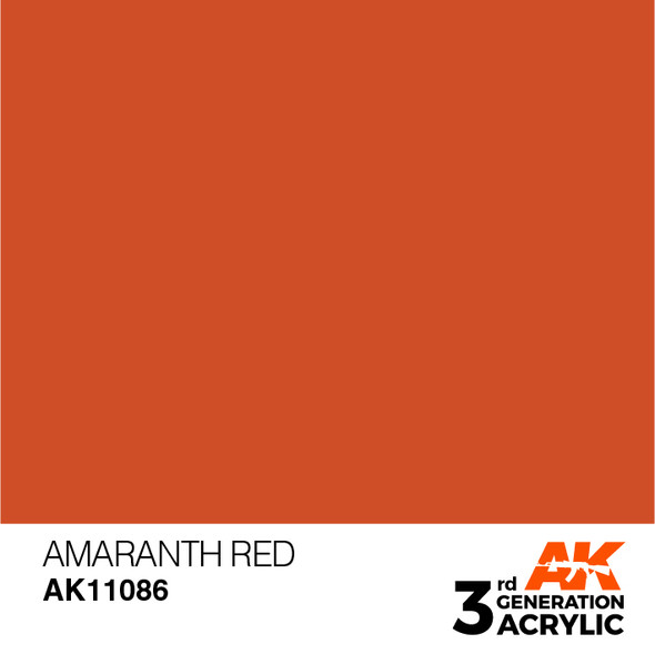 AKI11086 - AK Interactive 3rd Generation Amaranth Red