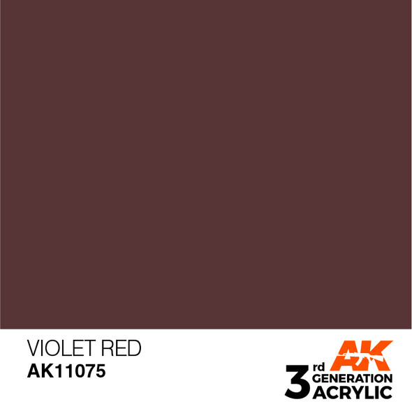 AKI11075 - AK Interactive 3rd Generation Violet Red