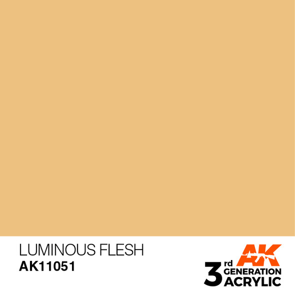 AKI11051 - AK Interactive 3G Acrylic Luminous Flesh 17ml
