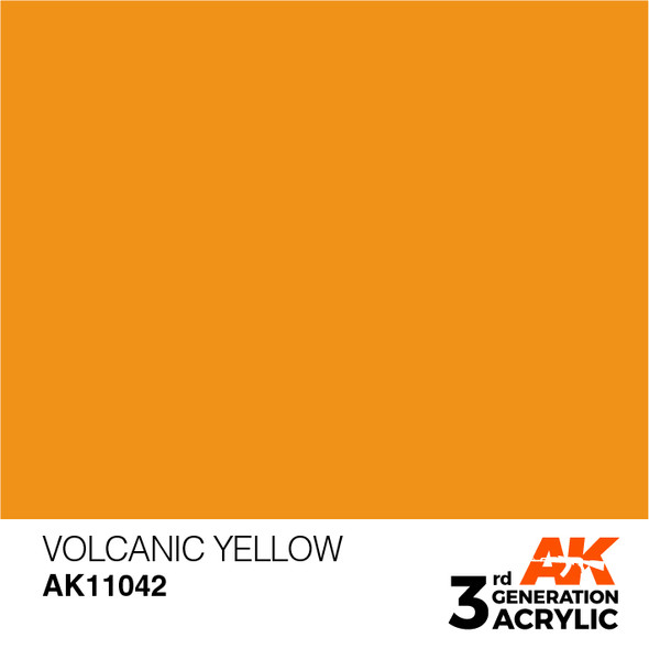 AKI11042 - AK Interactive 3rd Generation Volcanic Yellow