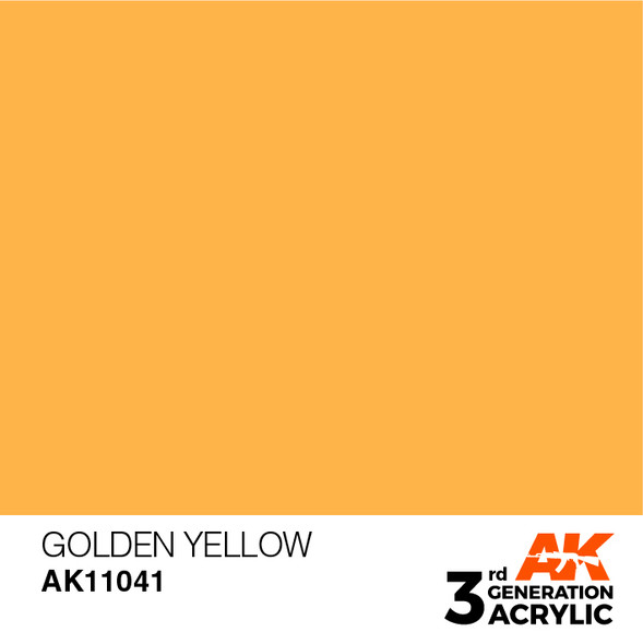 AKI11041 - AK Interactive 3rd Generation Golden Yellow