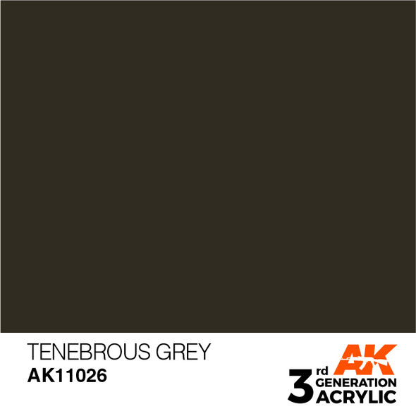 AKI11026 - AK Interactive 3rd Generation Tenebrous Grey