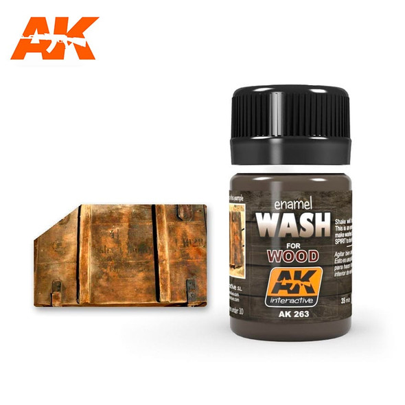 AKIAK263 - AK Interactive WX: Enamel Wash for Wood 35ml
