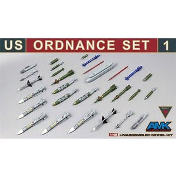 AMK88E01 - Avantgarde Model Kits 1/48 US Ordnance Set #1