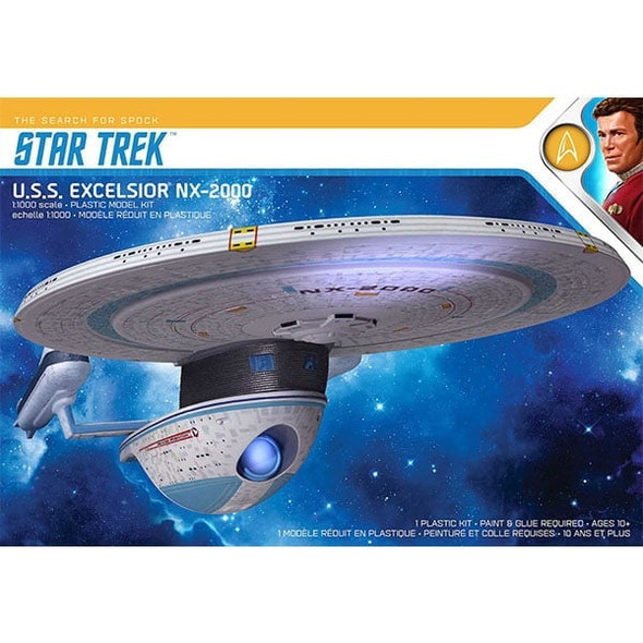 AMT1257 - AMT 1/1000 STAR TREK USS Excelsior NX-2000
