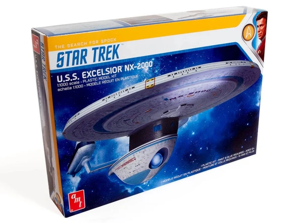 AMT1257 - AMT 1/1000 STAR TREK USS Excelsior NX-2000