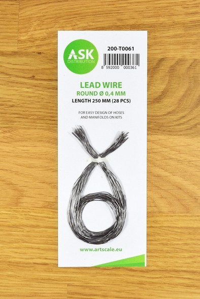 ASKT0061 - Art Scale Kits Lead Wire 0.4x250mm (28pcs)