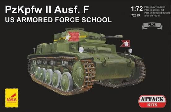 ATT72899 - Attack Hobby 1/72 PzKpfw II Ausf. F U.S. Armoured