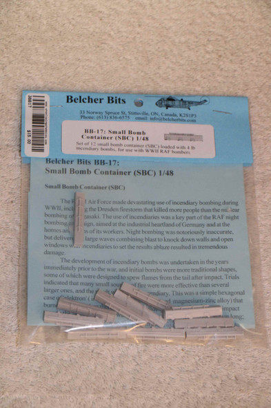 BELBB17 - Belcher Bits 1/48 Small Bomb Container (SBC)