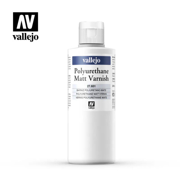 VLJ27651 - Vallejo Polyurethane Matt Varnish 200ml