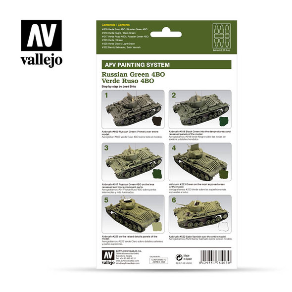 VLJ78403 - Vallejo Russian Green 4BO