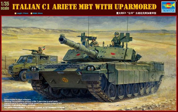 TRP00394 - Trumpeter 1/35 Italian C1 Ariete MBT w/Uparmoured