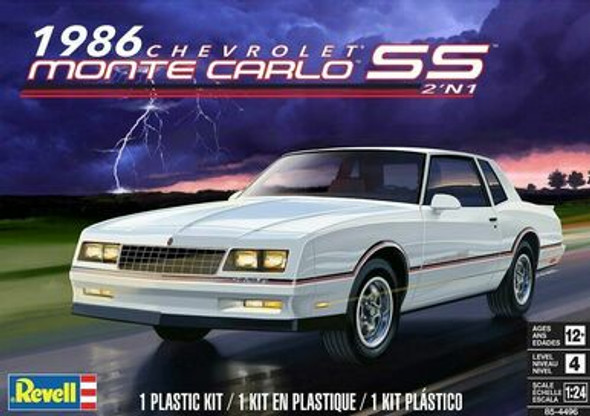 RMX85-4496 - Revell 1/25 1986 Monte Carlo SS (Discontinued)