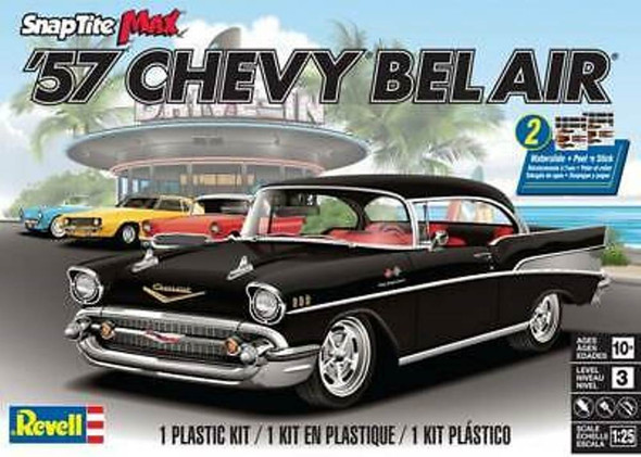 RMX1529 - Revell 1/25 '57 Chevy BelAir [snap-tite max]