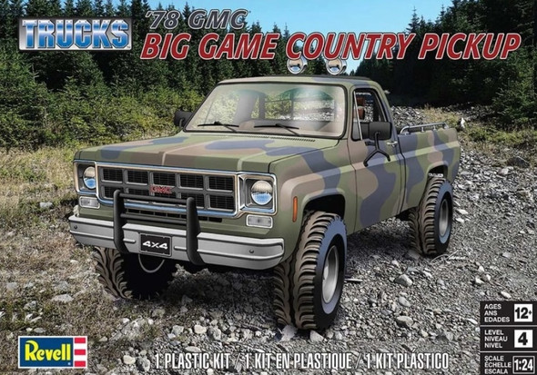 RMX85-7226 - Revell 1/24 GMC Big Game Country Pickup (Discontinued)