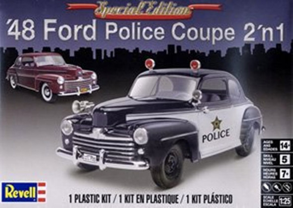 RMX4318 - Revell 1/25 '48 Ford Police Coupe