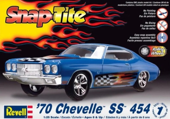 RMX1932 - Revell 1/25 1970 Chevelle SS 454  Easy-kit