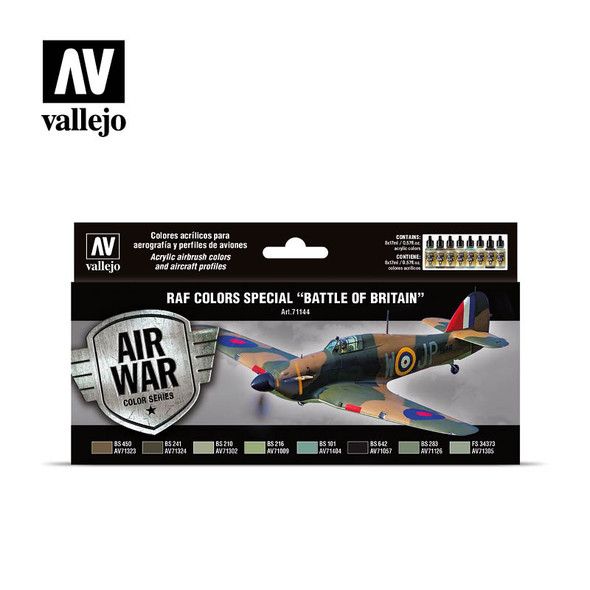 VLJ71144 - Vallejo Air Paint Set: RAF colors special “Battle of Britain”