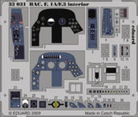 EDU33031 - Eduard Models 1/32 B.A.E. F.1A/F.3 Interior