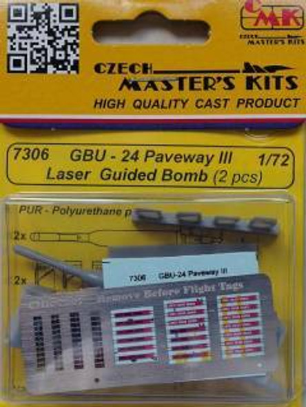 CMK7306 - Czech Master Kits 1/72 GBU-24 Paveway III (2pcs)