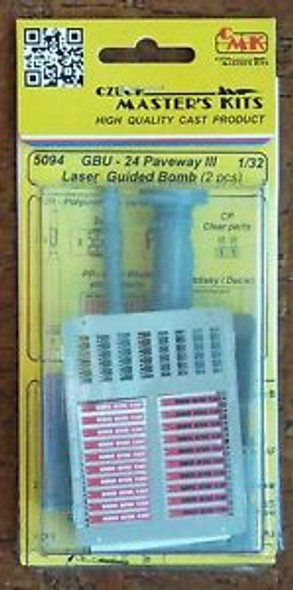 CMK5094 - Czech Master Kits 1/32 GBU-24 Paveway III (2pcs)