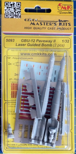 CMK5093 - Czech Master Kits 1/32 GBU-12 Paveway II (2pcs)