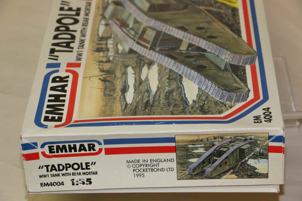 EMHEM4004 - Emhar 1/35 TADPOLE" WWI Tank w/rear motar" EMHEM4004 - Emhar 1/35 TADPOLE" WWI Tank w/rear motar"