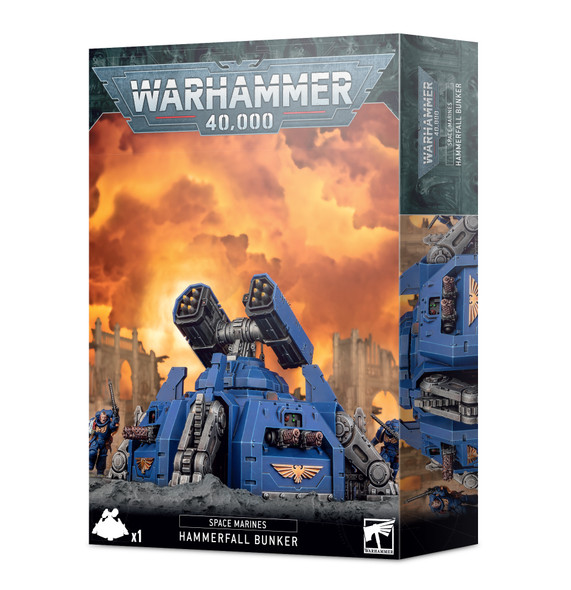 GAM48-22 - Games Workshop Warhammer 40K Space Marines Hammerfall Bunker