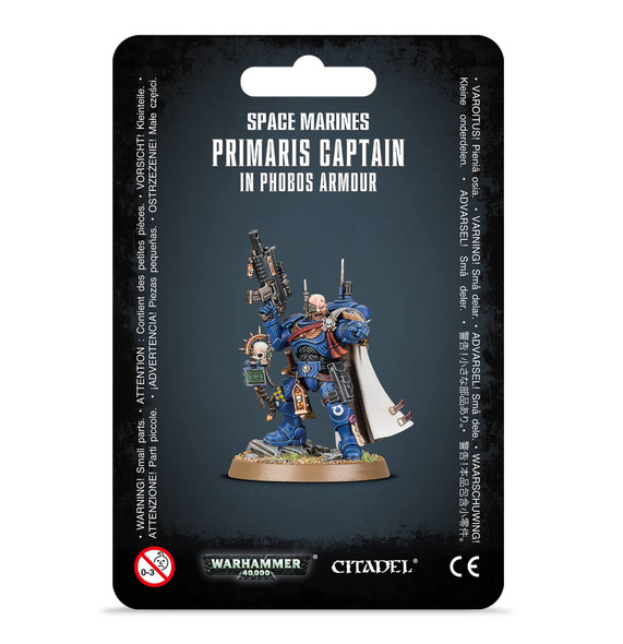 Games Workshop Warhammer 40K Space Marines Captain in Phobos Armour