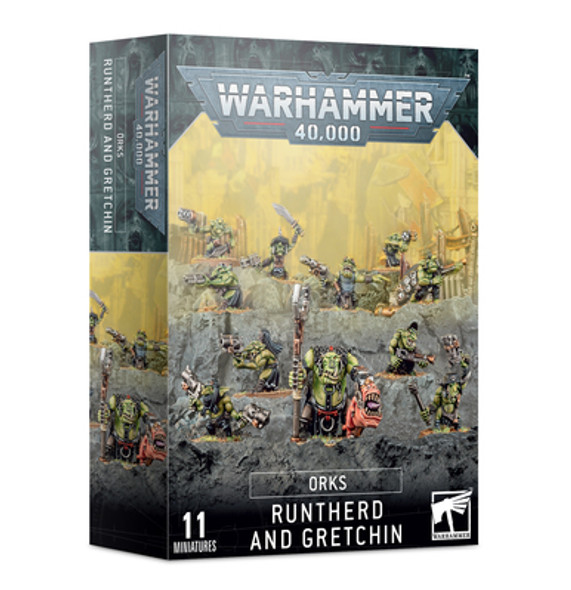 Games Workshop Warhammer 40K Orks: Runtherd and Gretchin