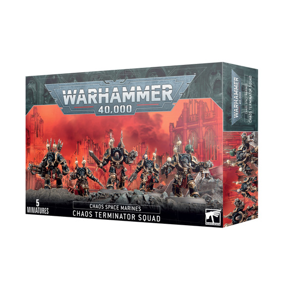 Games Workshop Warhammer 40K Chaos Space Marines Terminators