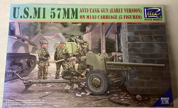 RII35019 - Riich Models 1/35 M1 57mm AT Gun w/M1A3 Carriage