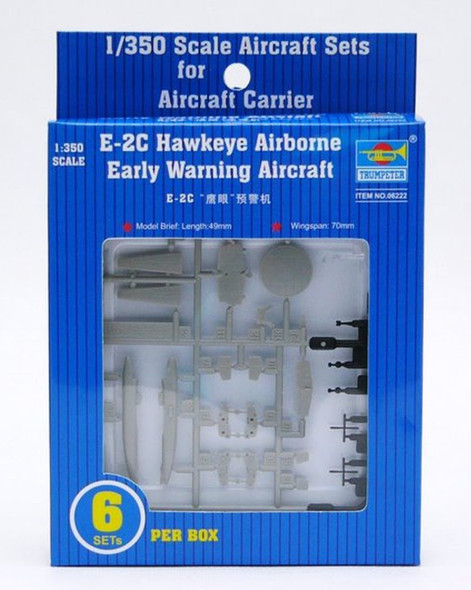 TRP06222 - Trumpeter 1/350 E-2C Hawkeye EWAC (6/pk)