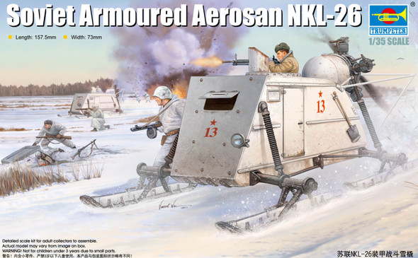 TRP02321 - Trumpeter 1/35 Soviet Armoured Aerosan NKL-26