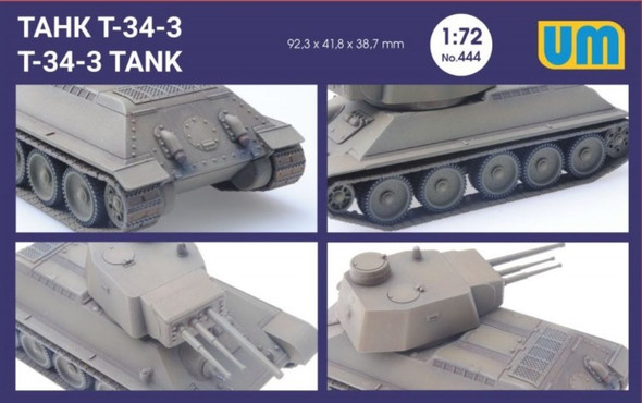 UMM444 - UM 1/72 T34-3 Tank