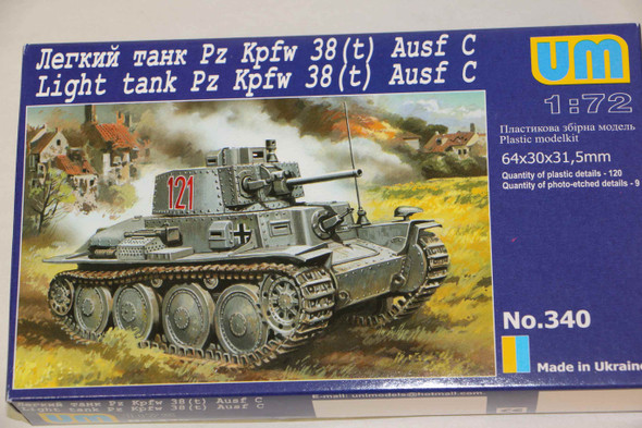 UMM340 - UM 1/72 Pz.Kpfw. 38(t) Ausf C