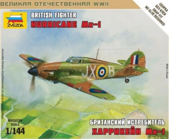 ZVE6173 - Zvezda 1/144 Hawker Hurricane Mk.I